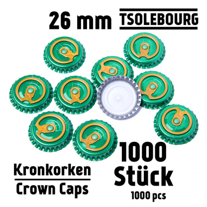 Easy Open Crown Caps 26mm | Bottle Closures & Seals – TSOLEBOURG