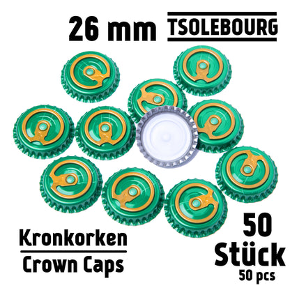 Easy Open Crown Caps 26mm | Bottle Closures & Seals – TSOLEBOURG