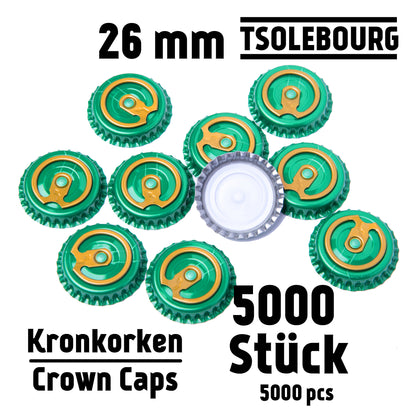 Easy Open Kronkapsyler 26 mm | Flaskförslutningar & Tätningar – TSOLEBOURG