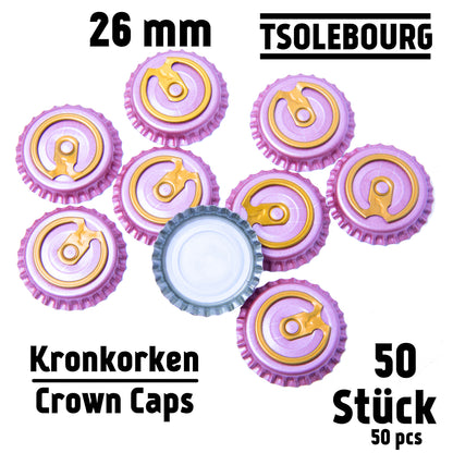 Easy Open Crown Caps 26mm | Bottle Closures & Seals – TSOLEBOURG