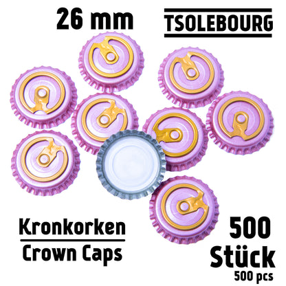 Easy Open Crown Caps 26mm | Bottle Closures & Seals – TSOLEBOURG