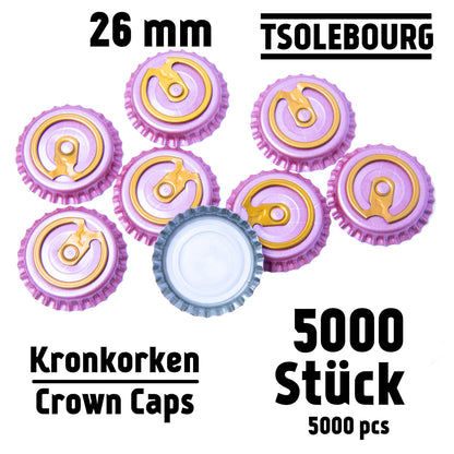 Easy Open Kronkapsyler 26 mm | Flaskförslutningar & Tätningar – TSOLEBOURG
