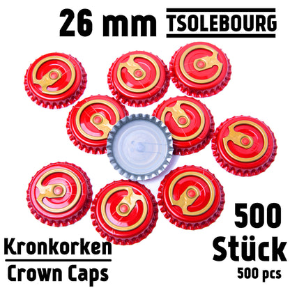 Easy Open Crown Caps 26mm | Bottle Closures & Seals – TSOLEBOURG