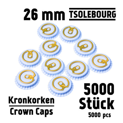 Easy Open Kronkapsyler 26 mm | Flaskförslutningar & Tätningar – TSOLEBOURG